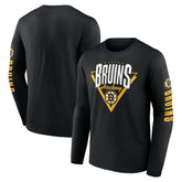 Boston Bruins Fanatics Headline Long Sleeve T-Shirt Black