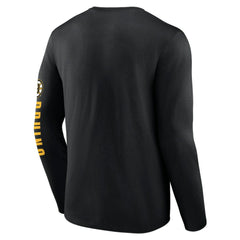Boston Bruins Fanatics Headline Long Sleeve T-Shirt Black