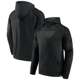 St. Louis Blues Fanatics Black Ice Defender Raglan Pullover Hoodie