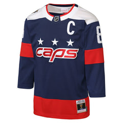 Alexander Ovechkin Washington Capitals Mitchell & Ness Youth 2018 NHL Stadium Series Power Play 2.0 Player Jersey Navy