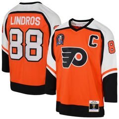 Eric Lindros Philadelphia Flyers Mitchell & Ness Youth 1996/97 Power Play 2.0 Player Jersey with Captain Patch Orange
