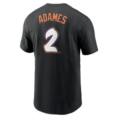 Willy Adames San Francisco Giants 2025 City Connect Fuse Name & Number T-Shirt Black | Nike