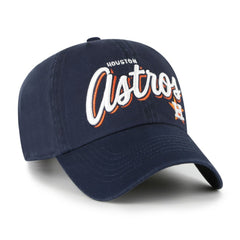 Houston Astros Women's Ariana Clean Up Adjustable Hat Navy | 47 brand