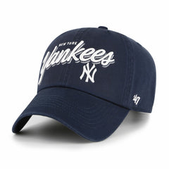 New York Yankees Women's Ariana Clean Up Adjustable Hat Navy | 47 brand