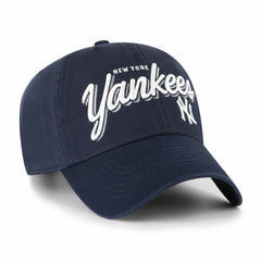 New York Yankees Women's Ariana Clean Up Adjustable Hat Navy | 47 brand