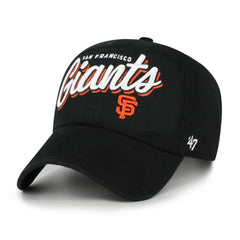 San Francisco Giants Women's Ariana Clean Up Adjustable Hat Black | 47 brand