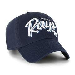 Tampa Bay Rays Women's Ariana Clean Up Adjustable Hat Navy | 47 brand