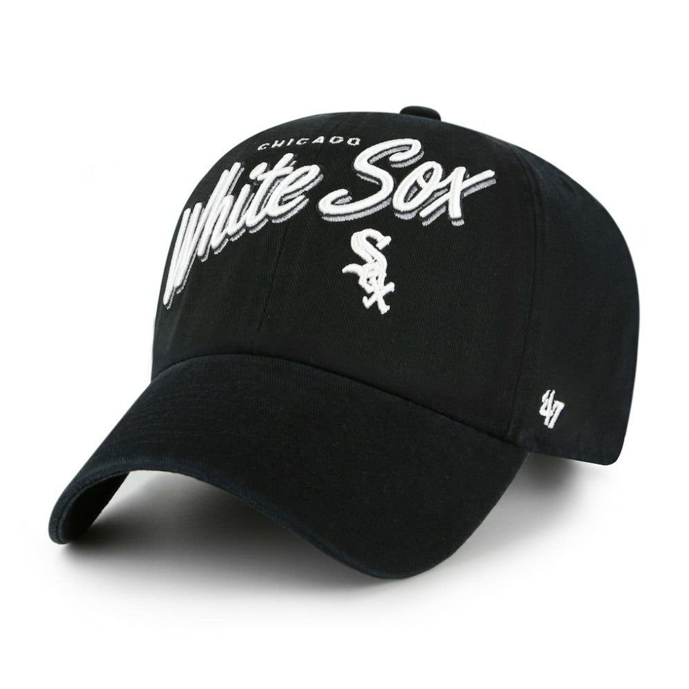 Chicago White Sox Women's Ariana Clean Up Adjustable Hat Black | 47 brand