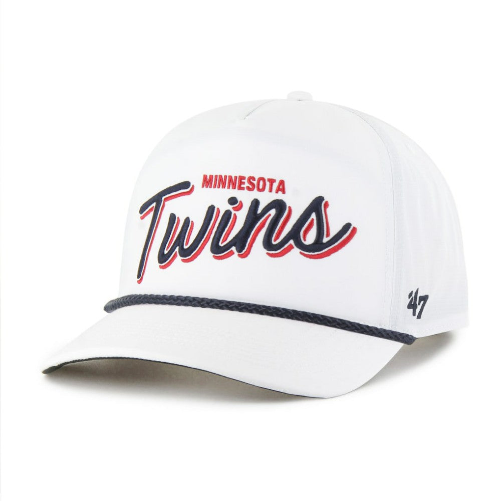 Minnesota Twins Brrr Fairway Hitch Adjustable Hat White | 47 brand