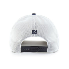 Atlanta Braves Fairway Trucker Adjustable Hat Navy/White | 47 brand