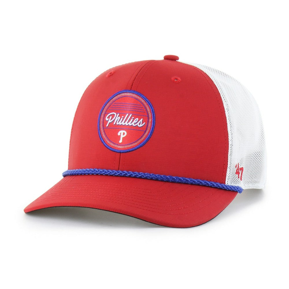 Philadelphia Phillies Fairway Trucker Adjustable Hat Red/White | 47 brand