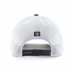 Milwaukee Brewers Fairway Trucker Adjustable Hat Navy/White | 47 brand