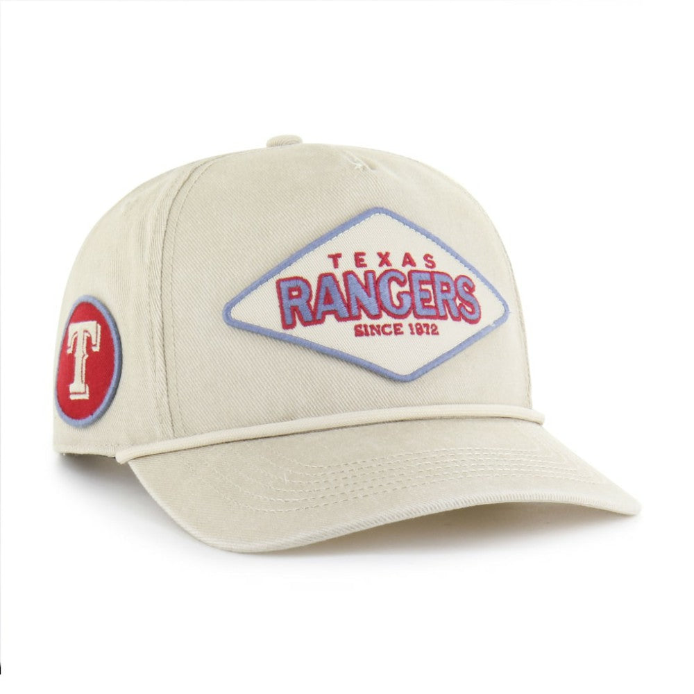 Texas Rangers Cairn Hitch Adjustable Hat Khaki | 47 brand