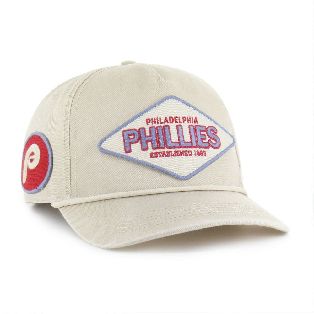 Philadelphia Phillies Cairn Hitch Adjustable Hat Khaki | 47 brand