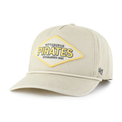 Pittsburgh Pirates Cairn Hitch Adjustable Hat Khaki | 47 brand
