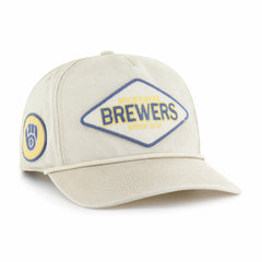 Milwaukee Brewers Cairn Hitch Adjustable Hat Khaki | 47 brand
