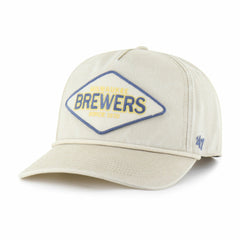 Milwaukee Brewers Cairn Hitch Adjustable Hat Khaki | 47 brand