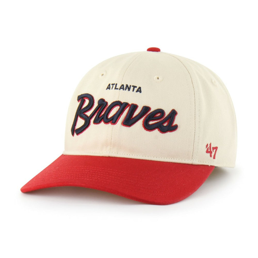 Atlanta Braves Crosstown Franchise Fitted Hat Natural | 47 brand