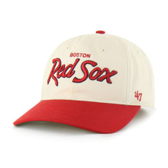Boston Red Sox Crosstown Franchise Fitted Hat Natural | 47 brand