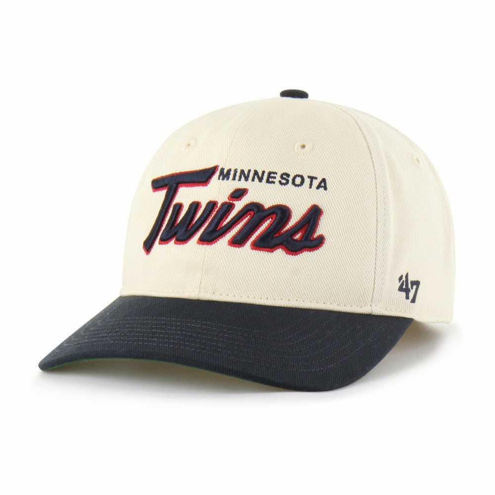 Minnesota Twins Crosstown Franchise Fitted Hat Natural | 47 brand