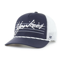 New York Yankees Brrr Downburst Mesh Hitch Adjustable Hat Navy | 47 brand
