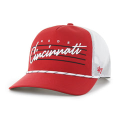 Cincinnati Reds Brrr Downburst Mesh Hitch Adjustable Hat Red | 47 brand