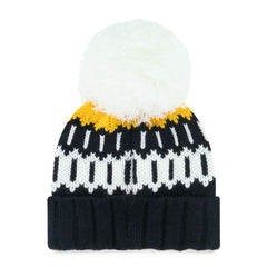 Pittsburgh Pirates Women's Felicity Cuffed Knit Hat with Pom Black | 47 brand