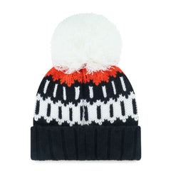 San Francisco Giants Women's Felicity Cuffed Knit Hat with Pom Black | 47 brand