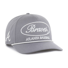 Atlanta Braves Foundational Hitch Adjustable Hat Gray | 47 brand