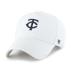 Minnesota Twins Foundational Pinch Offside Adjustable Hat White | 47 brand