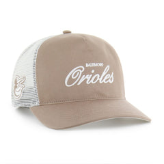 Baltimore Orioles Foundational Mesh Hitch Adjustable Hat Brown | 47 brand