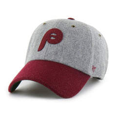 Philadelphia Phillies Golden Age Wool Clean Up Adjustable Hat Gray | 47 brand
