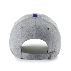 Kansas City Royals Golden Age Wool Clean Up Adjustable Hat Gray/Royal | 47 brand