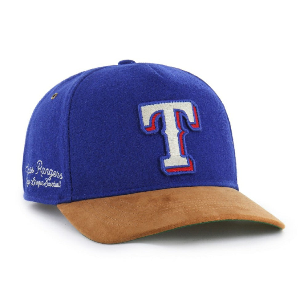 Texas Rangers Gold Age Hitch Adjustable Hat Royal | 47 brand