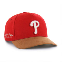 Philadelphia Phillies Gold Age Wool Hitch Adjustable Hat Red | 47 brand