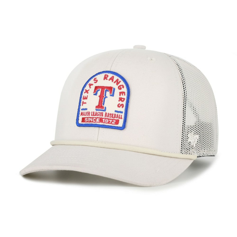 Texas Rangers Gravestone Adjustable Trucker Hat Cream | 47 brand
