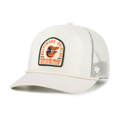 Baltimore Orioles Gravestone Adjustable Trucker Hat Cream | 47 brand