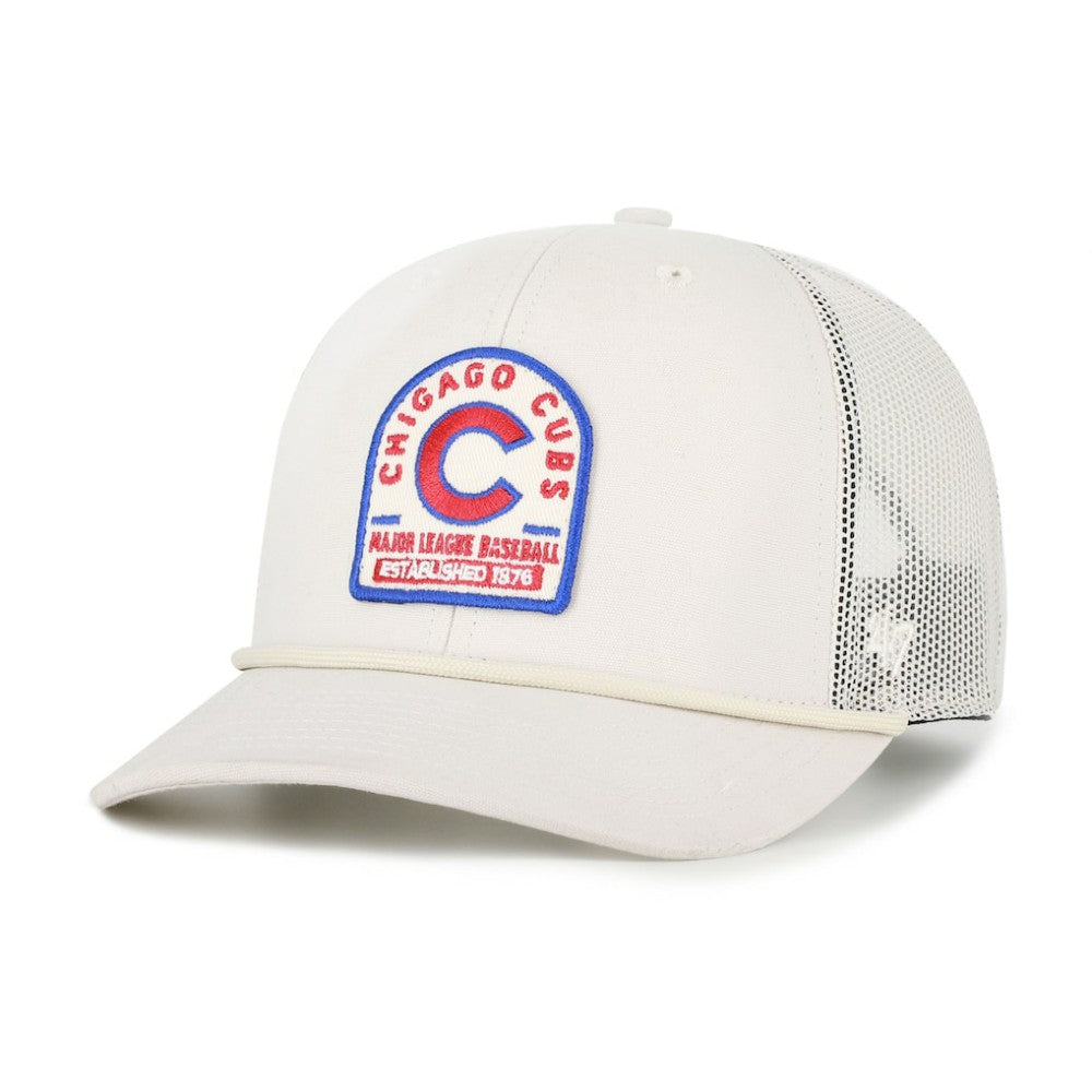 Chicago Cubs Gravestone Adjustable Trucker Hat Cream | 47 brand