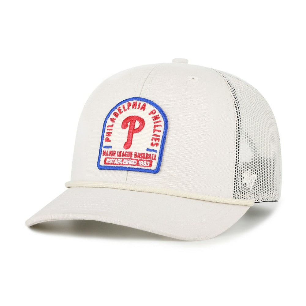 Philadelphia Phillies Gravestone Adjustable Trucker Hat Cream | 47 brand