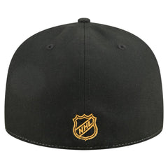 Boston Bruins New Era Repeat Two-Tone 59FIFTY Fitted Hat White/Black