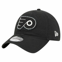 Philadelphia Flyers New Era Stamp Fabric Applique 9TWENTY Adjustable Hat Black
