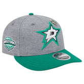 Dallas Stars New Era Wool Pin Low Profile 9FIFTY Snapback Hat Kelly Green/Green