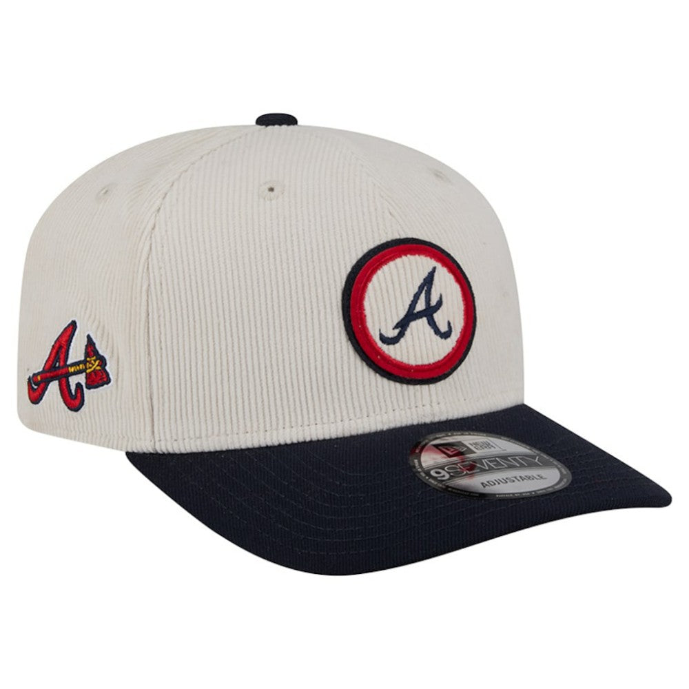 Atlanta Braves Loyal 9SEVENTY Adjustable Hat Cream | New Era