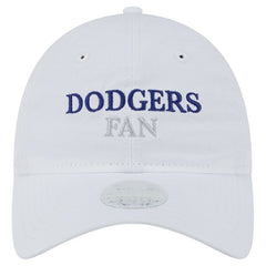 Los Angeles Dodgers Women's Team Fan 9TWENTY Adjustable Hat White | New Era