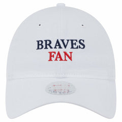 Atlanta Braves Women's Team Fan 9TWENTY Adjustable Hat White | New Era