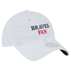 Atlanta Braves Women's Team Fan 9TWENTY Adjustable Hat White | New Era
