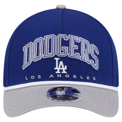 Los Angeles Dodgers Arch 9FORTY A-Frame M-Crown Adjustable Hat Royal/Gray | New Era
