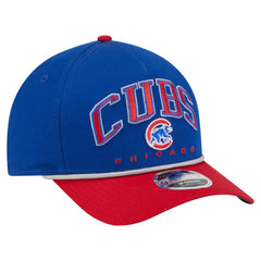 Chicago Cubs Arch 9FORTY A-Frame M-Crown Adjustable Hat Royal/Red | New Era