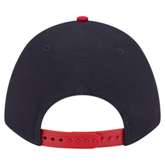 Atlanta Braves Arch 9FORTY A-Frame M-Crown Adjustable Hat Navy/Red | New Era
