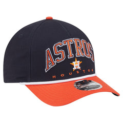 Houston Astros Arch 9FORTY A-Frame M-Crown Adjustable Hat Navy/Orange | New Era